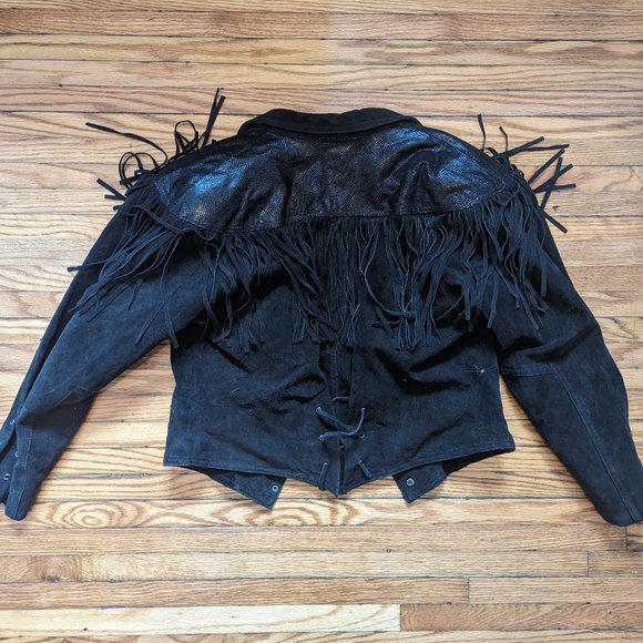 Preview Leathers Vintage Leather Fringe Jacket - Picture 2 of 12